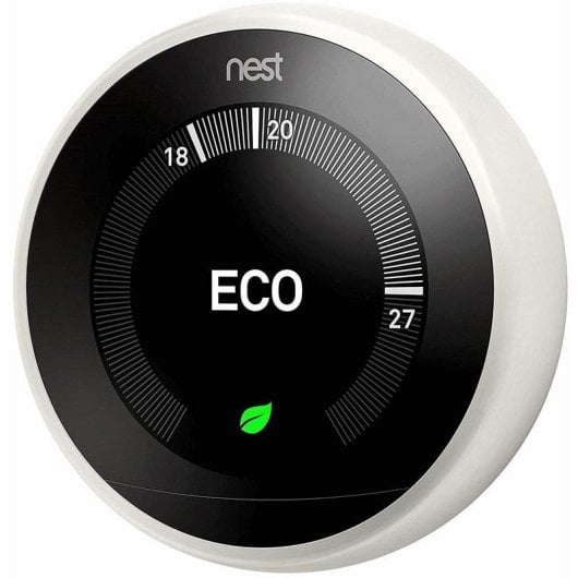 Thermostat Intelligent Google Nest Learning Thermostat 3e Génération Sans fil pour Chauffage
