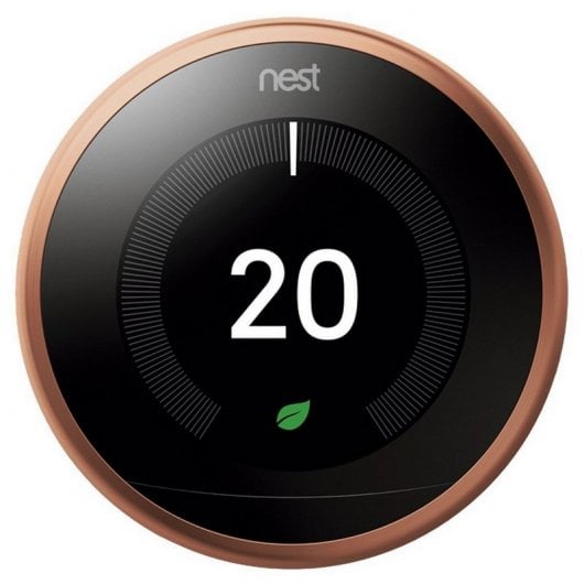 Google Nest Learning Thermostat Thermostat intelligent de 3e génération en cuivre