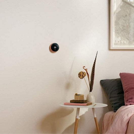 Google Nest Learning Thermostat Thermostat intelligent de 3e génération en cuivre