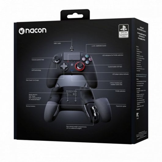 Nacon Revolution Pro Controller 3 per PS4 Nero