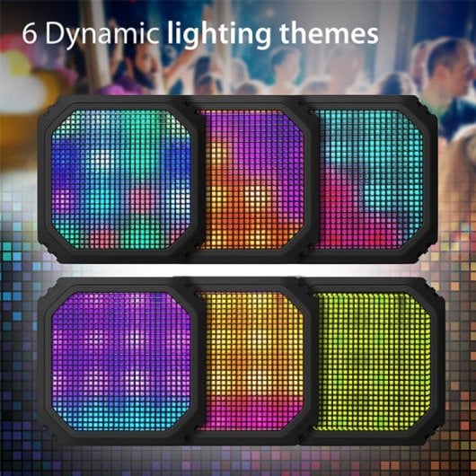 iLuv AudMini Party Altavoz Portátil Bluetooth con Pantalla LED Colores
