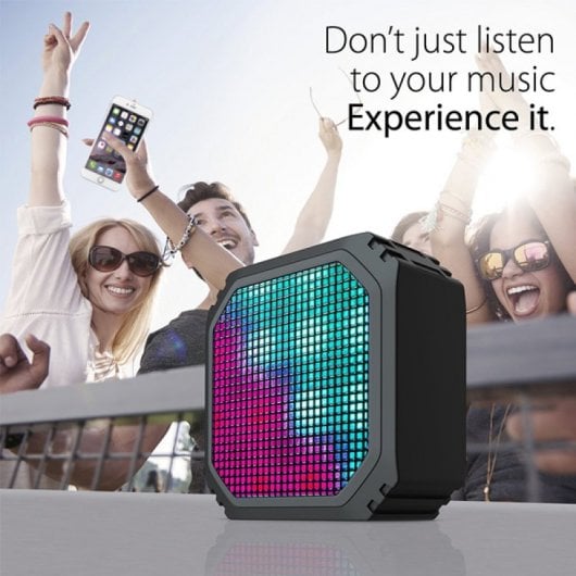 iLuv AudMini Party Altavoz Portátil Bluetooth con Pantalla LED Colores
