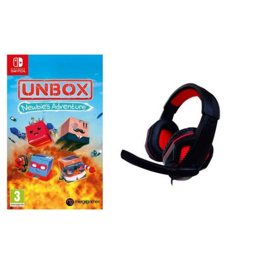 Unbox Newbie's Adventure + Headset Gaming Nuwa Nintendo Switch