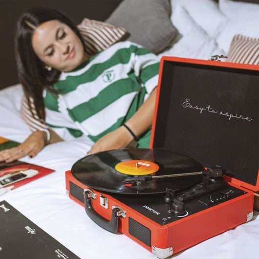 Giradischi portatile Prixton VC400 rosso