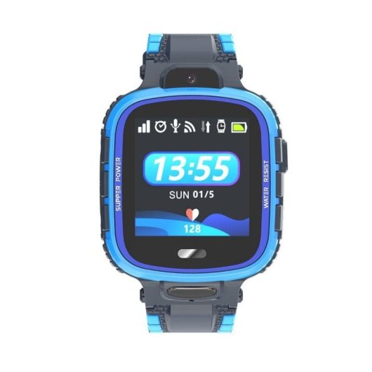Prixton Kids Tracker G300 GPS 4G Touchscreen Azul Podómetro SOS Câmara Localização em Tempo Real
