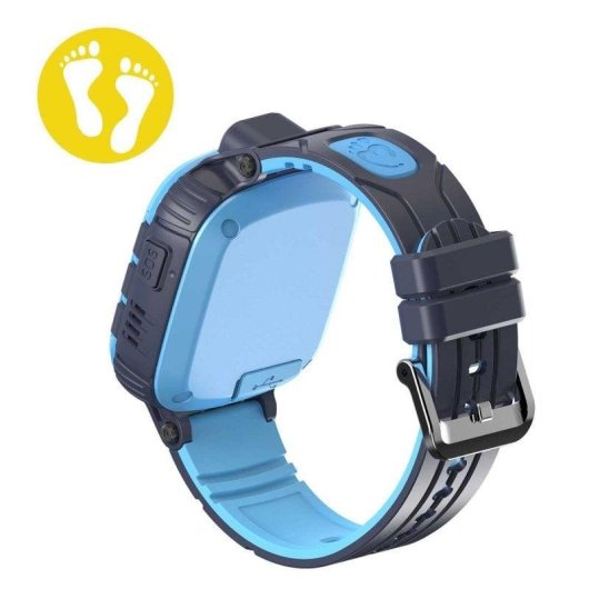 Prixton Kids Tracker G300 GPS 4G Touchscreen Azul Podómetro SOS Câmara Localização em Tempo Real