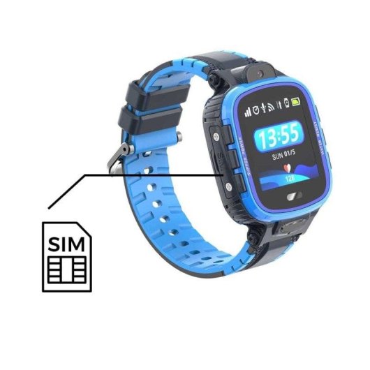 Prixton Kids Tracker G300 GPS 4G Touchscreen Azul Podómetro SOS Câmara Localização em Tempo Real