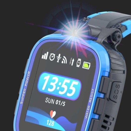 Prixton Kids Tracker G300 GPS 4G Touchscreen Azul Podómetro SOS Câmara Localização em Tempo Real