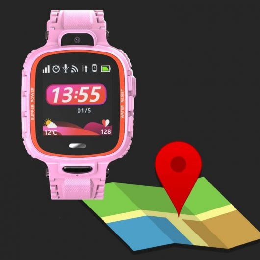 Prixton Kids Tracker G300 Reloj con GPS para Ninos Rosa PcComponentes