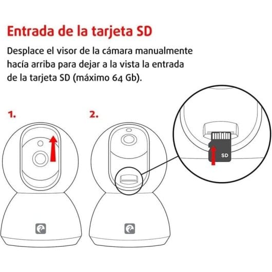 Câmera de vigilância Garza Smart HD Visão Noturna Interna Áudio Bidirecional