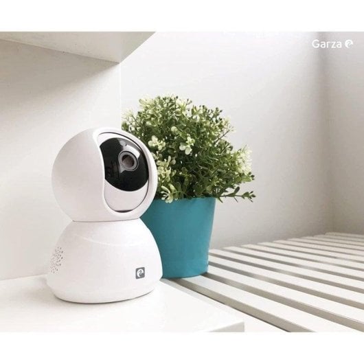 Câmera de vigilância Garza Smart HD Visão Noturna Interna Áudio Bidirecional