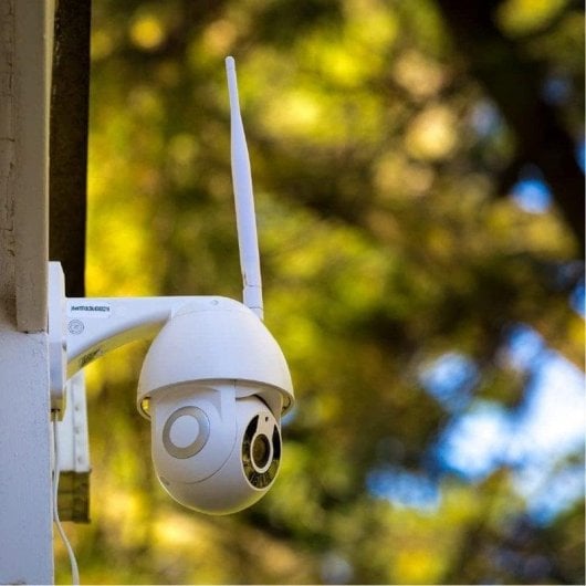 Garza Smart Cámara Inteligente de Vigilancia 1080P HD Wifi 360° para Exterior