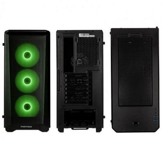 Phanteks Eclipse P400A Tempered Glass USB 3.0 RGB Schwarz