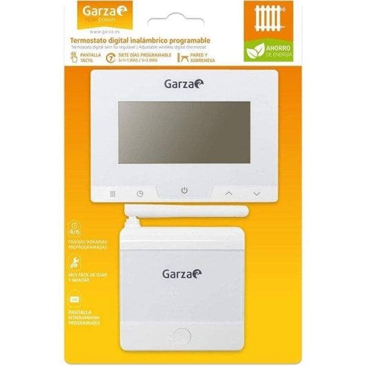 Thermostat Intelligent Garza 400617 Sans fil pour Chauffage et Chaudière