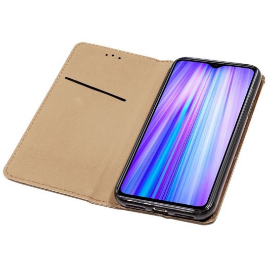 Cool Funda Flip Cover Liso Beige Xiaomi Redmi Note 8 Pro