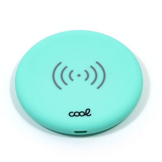 Cool Base de Carga Inalámbrica Qi Universal Verde Menta