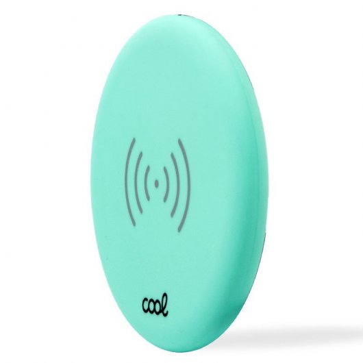Cool Base de Carga Inalámbrica Qi Universal Verde Menta