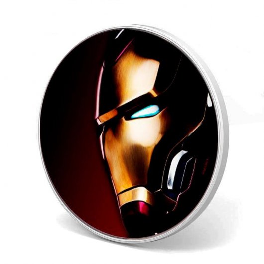 Cool Base de Carga Qi Inalámbrica Universal Iron Man