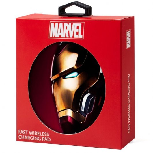 Cool Base de Carga Qi Inalámbrica Universal Iron Man