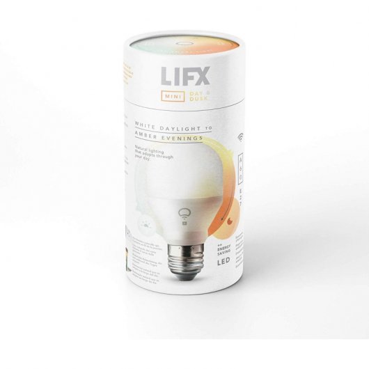 LIFX Mini Day&Dusk Bombilla LED WiFi 9W E27 Blanco Regulable