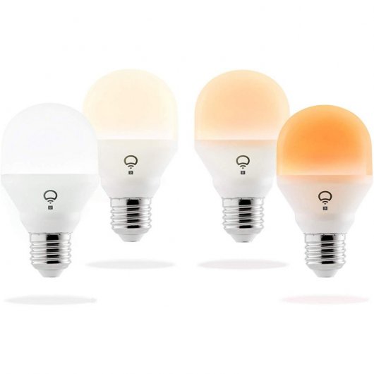 LIFX Mini Day&Dusk Pack 4 Bombillas LED WiFi 9W E27 Blanco Regulable
