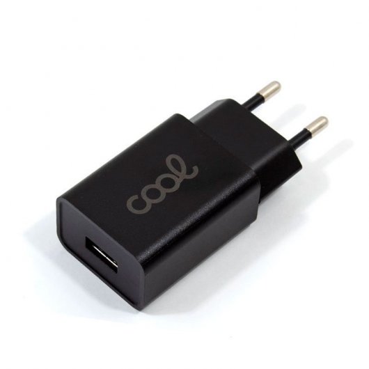 Cool Cargador Red Universal USB 2.1A Negro
