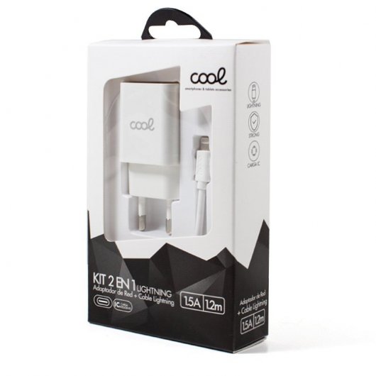 Cool Cargador de Red IPhone/iPad Blanco