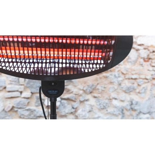 Elektrisches Quarzheizgerät Außen Cecotec Ready Warm 8100 Power Quartz 2000W höhenverstellbar