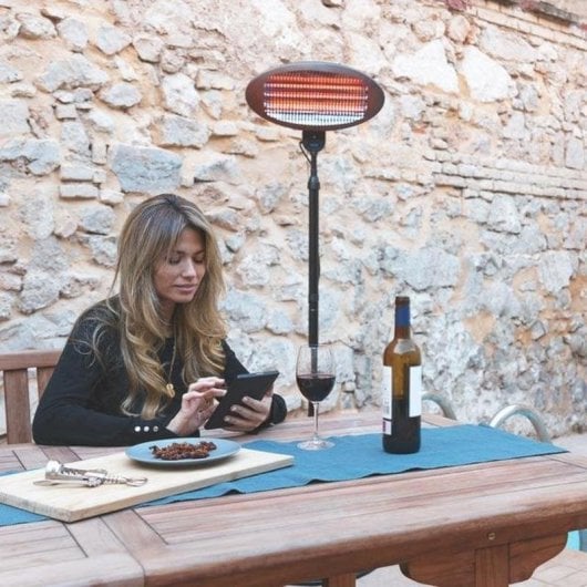 Elektrisches Quarzheizgerät Außen Cecotec Ready Warm 8100 Power Quartz 2000W höhenverstellbar