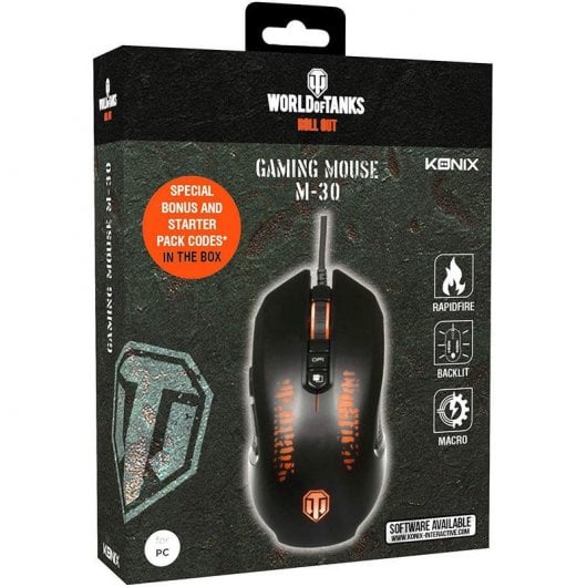 Konix World of Tanks Commanders Pack: Auriculares + Ratón + Alfombrilla