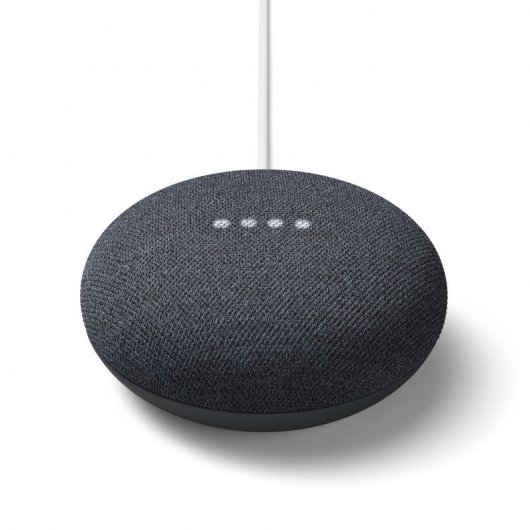Pack Google Nest Mini Carbon + TP-LINK LB120 Lâmpada Inteligente Wi-Fi Branco