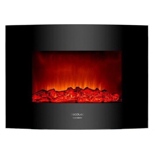Cheminée Cecotec Ready Warm 2200 Curved Flames électrique 22 pouces 2000W verre courbé programmable