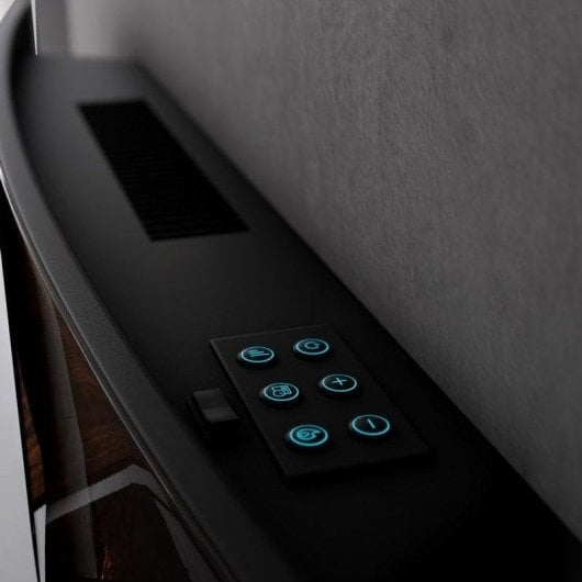 Cheminée Cecotec Ready Warm 2200 Curved Flames électrique 22 pouces 2000W verre courbé programmable