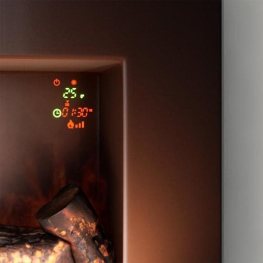 Cheminée Cecotec Ready Warm 2200 Curved Flames électrique 22 pouces 2000W verre courbé programmable