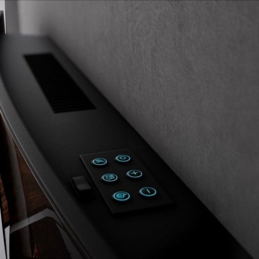 Cheminée Électrique Cecotec Ready Warm 3500 Curved Flames 2000W Murale Télécommande Programmateur