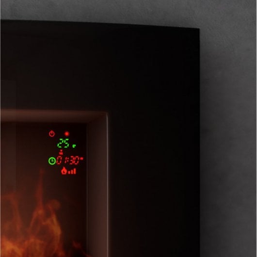 Cecotec Ready Warm 3500 Curved Flames Chimenea Eléctrica Decorativa de 35" 2000W