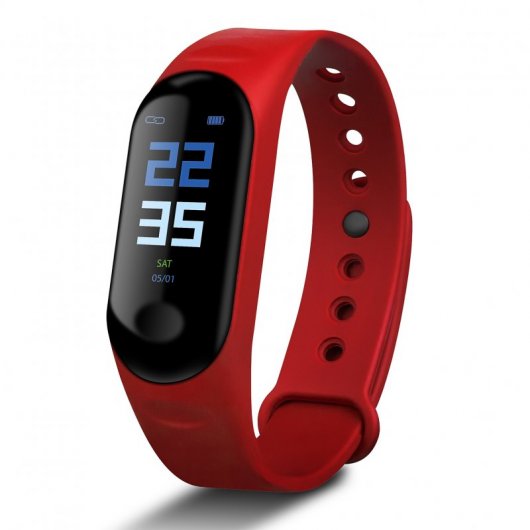 Smartek HRB-800 Smartband Vermelha