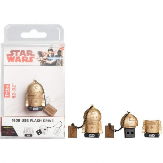 Tribe R2D2 Gold Star Wars 16GB USB 2.0