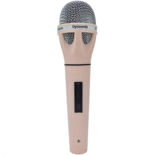 Dynasonic Pop DS-1806 Microfone Karaoke Rosa Claro