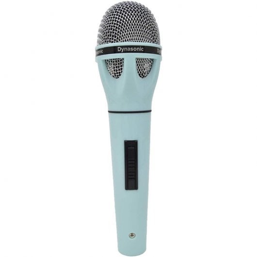 Dynasonic Pop DS-1806 Micrófono Karaoke Azul Claro