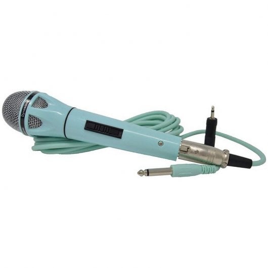 Dynasonic Pop DS-1806 Micrófono Karaoke Azul Claro