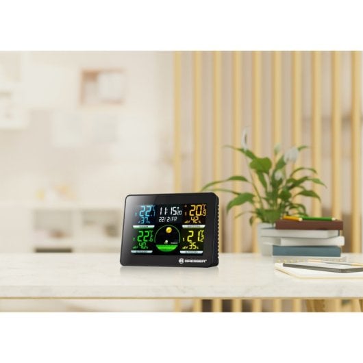 Bresser Thermo Hygro Quadro NLX Estação Meteorológica 3 Sensores Exteriores