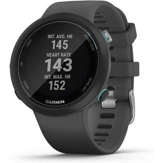 Garmin Swim 2 GPS 42mm MIP Noir Taille Unique Étanche 5ATM Pulsomètre Suivi Sommeil