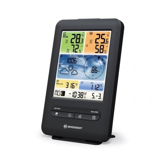 Wetterstation Bresser Centro 5 in 1 WiFi mit Farbdisplay