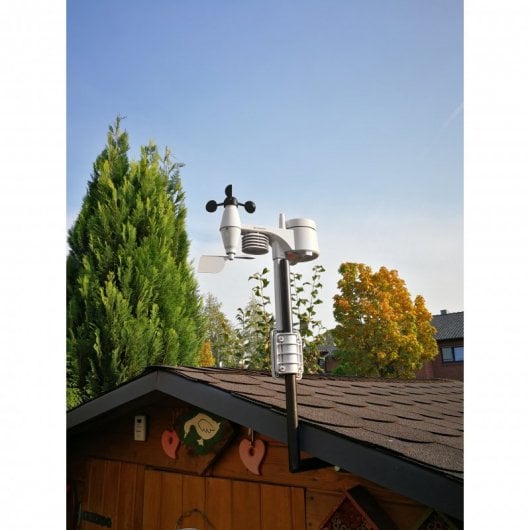 Bresser Estación Meteorológico WiFi a Color 5 en 1 con Sensor Exterior