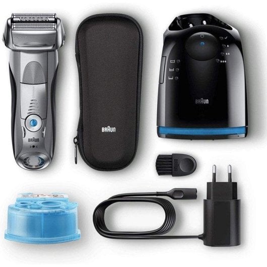 Barbeador Facial Braun Series 7 790cc Recarregável 50min Seco e a Húmido Lâminas Precisão