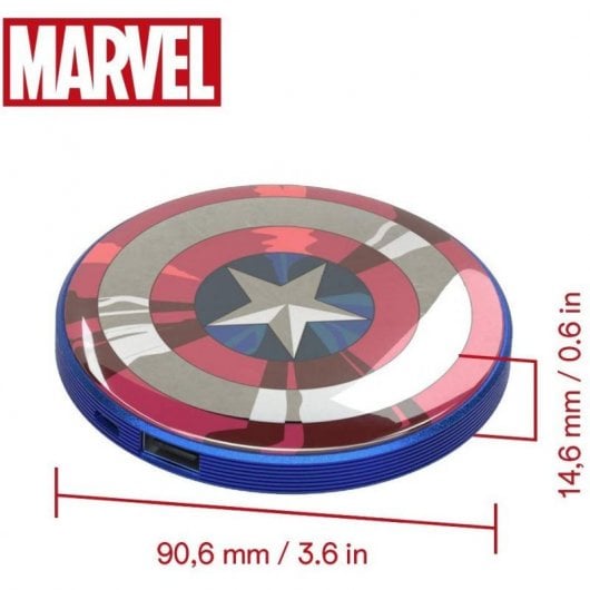 Tribe Marvel Capitán América Powerbank 4000 mAh
