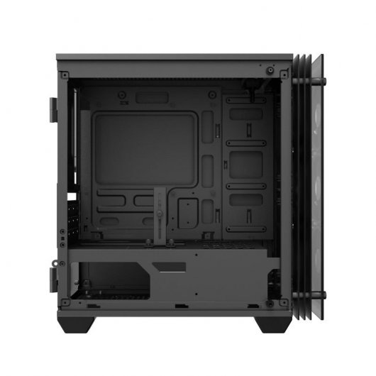 Coolbox DeepRainbow Cristal Templado USB 3.1 RGB Negra