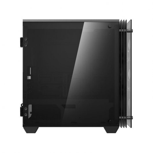 Coolbox DeepRainbow Cristal Templado USB 3.1 RGB Negra