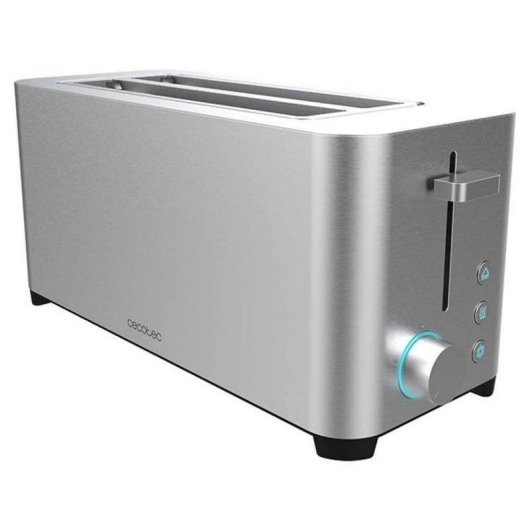 Torradeira Cecotec YummyToast Extra Double 1400W 4 Fatias Aço Inoxidável